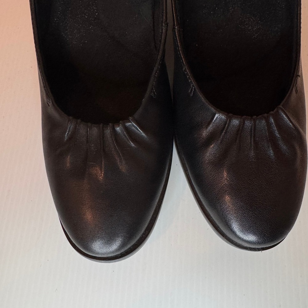 Aetrex Sara Mary Jane Heels Size 9.5 Leather Victorian Whimsigoth Witchy Comfort - Picture 3 of 11